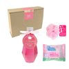 Puchumutte Bubble Bath & Body Wash Gorgeous Tea Series Bath Bullet Sponge Gift Set (Black Tea)