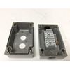 Sprecher Schuh DZA3-2A Push Button Enclosure, 2-Hole, Material: Aluminum