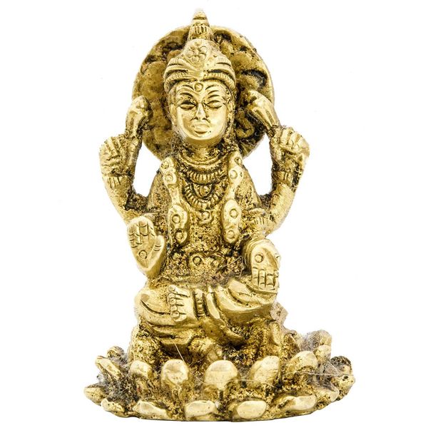 Exotic India Devi Lakshmi (Kleine Statuen) – Messing Statue