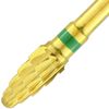 Professional Gold Mini Cone Safety Nail Carbide Drill Bit Coarse Grit