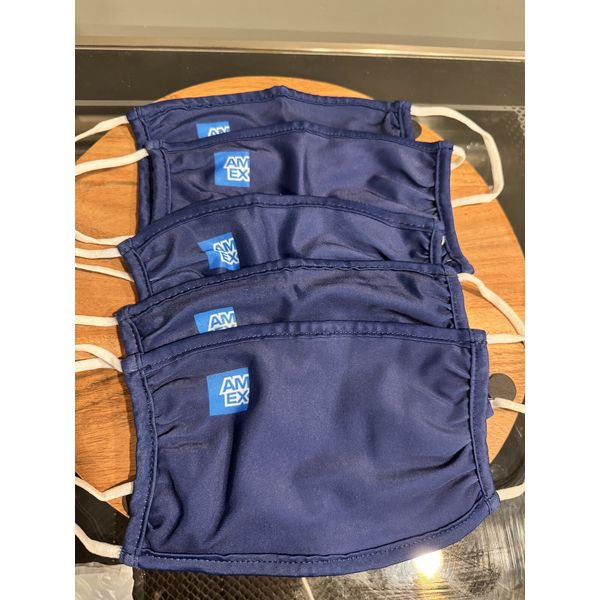 American Express Reusable Face Mask Set of 5