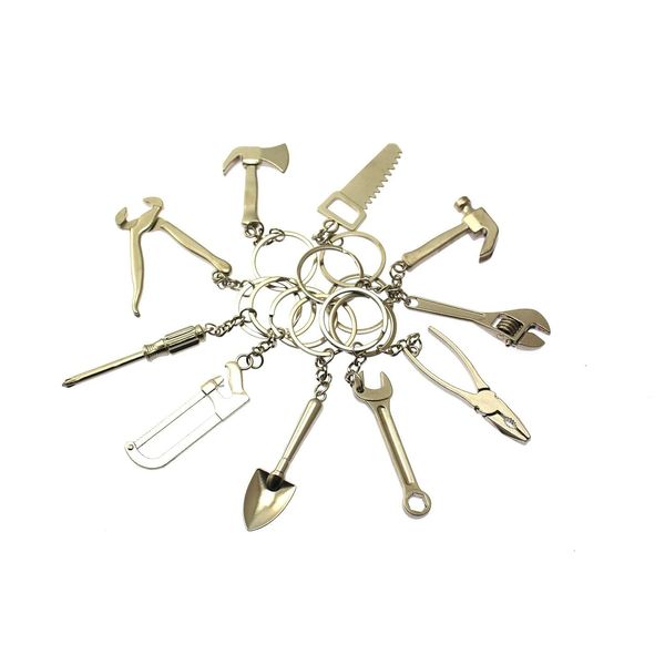 Speed mao Stylish and Cool Miniature Tool Key Chain Set of 10