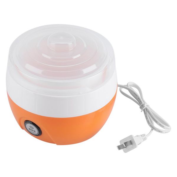 Automatic Yogurt Maker, Yoghurt Starter Cultures, 220V 50Hz 15W 1L Capacity Yogurt Maker Machine, Automatic Yogurt Maker Machine for Home Cafe Kitchen Resraurant (Orange, Pink)