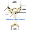 5 - 52" Polished Brass Ceiling Fan Blade Arms, Replacement Brackets,  Brand NEW