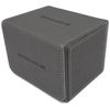 docsmagic.de Premium Magnetic Sideflip Box 100 Silver + Deck Divider - MTG - PKM - YGO