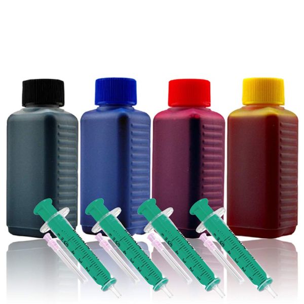 400ml Nachfülltinte Refillset Druckertinte für HP-Druckerpatrone 15 17 21 22 23 27 28 40 41 45 56 57 78 300 300XL 336 338 339 342 343 344 350 350XL 351 351XL 901 901XL