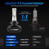 NOVSIGHT 50W 9006 HB4 LED Headlight Bulbs Replacement Kit 6500K Canbus No Error