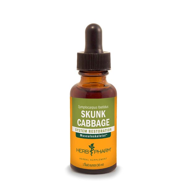 Herb Pharm Skunk Cabbage Liquid Extract for Musculoskeletal System Support - 1 Ounce