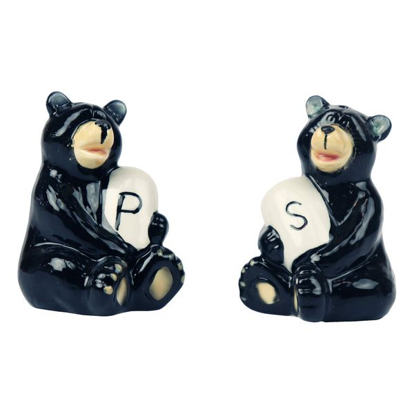 Rivers Edge Grizzly Bear Salt & Pepper Set