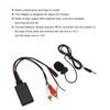 Kuuleyn Car Bluetooth AUX Module, Bluetooth AUX Module 2 RCA Cable Adapter with Hands‑Free Microphone For Universal Car