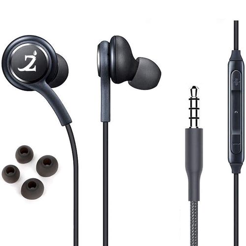 ZAMZAM PRO Stereo Headphones Compatible with Kyocera KYY22 with Hands-Free Built-in Microphone Buttons + Crisp Clear Audio! (3.5mm, 1/8 inch)
