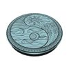 Yin Yang Day and Night Light Blue PopSockets Adhesive PopGrip