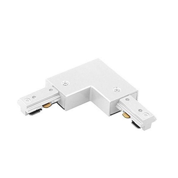 WAC Lighting JL-Right-WT J Track Right L Connector, White