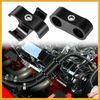 Partuto 3pcs AN4 Car Hose Separator Clamp Fuel Line Connector Black Replacement