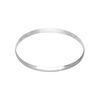 jewellerybox Sterling Silver Plain Round 65mm Bangle