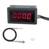 4-Digit Red Led Tachometer, 220V Ac Display Tachometer Motor Speed Meter With Hall Sensor Magnet Sensor
