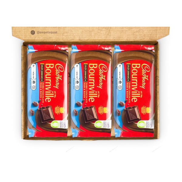 Bournville Old Jamaica Rum and Raisin Chocolate Gift Box | Retro Bourenville Chocolate Bars