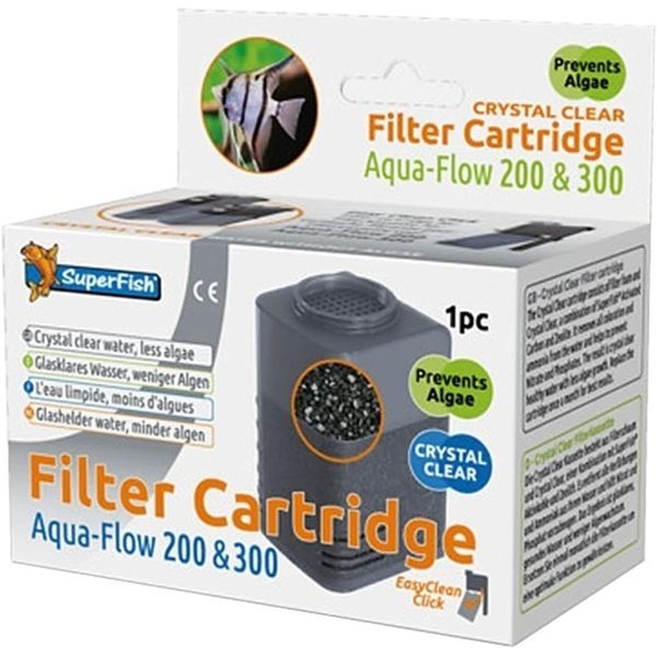 SuperFish Aqua-Flow 200/300 Crystal Clear Cartridge 1pcs