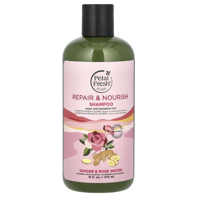 Pure, Repair & Nourish Shampoo, Ginger & Rose Water, 16 fl oz (475 ml)