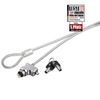Hama Pull Notebook-Sicherheitsschlosskabel 1,8m mit Schlüssel Silber