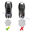 Gloss Orange Shockproof Smart Key Fob Holder Shell For Panamera Cayenne Carrera