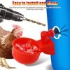 12PCS Chicken Automatic Watering Cups Drinker Waterer for Duck Quail Poultry New