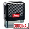 Shiny Original Stamp Self Inking Rubber Stamp, 1/2" by 1-1/2" Impression Area, Red Ink, Refillable