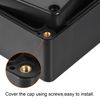 sourcing map Waterproof Junction Box 115x90x55mm ABS for Electrical Project Black