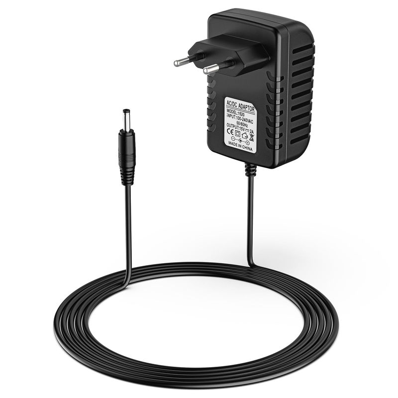 Cavo di alimentazione Sostituzione del caricabatterie da 21W per Alexa Echo 1st Gen, Echo 2nd Gen, Echo Show 1st Gen, Echo Plus 1st Gen Gen, Echo Look, Echo Link alimentatore 15V 1.4A