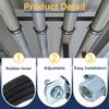 sourcing map 12 Pcs Split Ring Pipe Hanger, 25mm/0.99inch Adjustable Pipe Bracket Clamp Wall Ceiling Mount Pipe Strap Support for Plumbing Drainage Pipe Tube