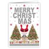 Quire Mini Card Santa Holding Letters