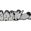 Cute Penguin Patch Embroidered Applique Iron On Sew On Emblem