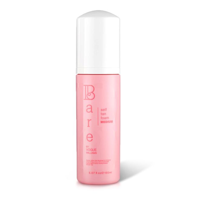 Bare by Vogue - Medium Tan Self-Tanning Foam - Suitable for All Skin Types - Self Tanner for Face & Body - Long-Lasting Fake Tan - 150ML