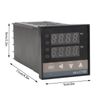 TOPINCN Smart Pid Temperature Controller, Digital Rex-C100 Temperature Controller + 40A Solid State Relay + K Thermocouple Gd Set 0 to 400 Ac100-240V