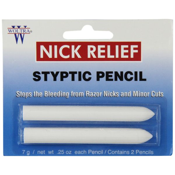 Woltra Styptic Pencil Small, 0.25 Ounce (Pack of 6)