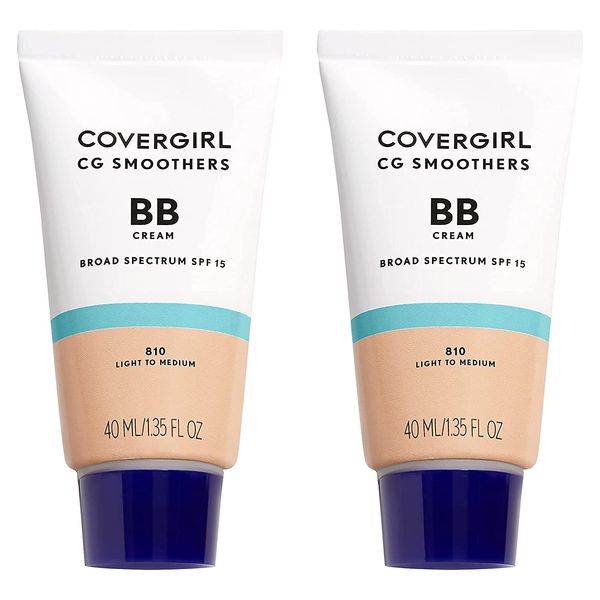 COVERGIRL Smoothers Lightweight Bb Cream With Spf 15, 810 Light To Medium Skin Tones, 2 Count