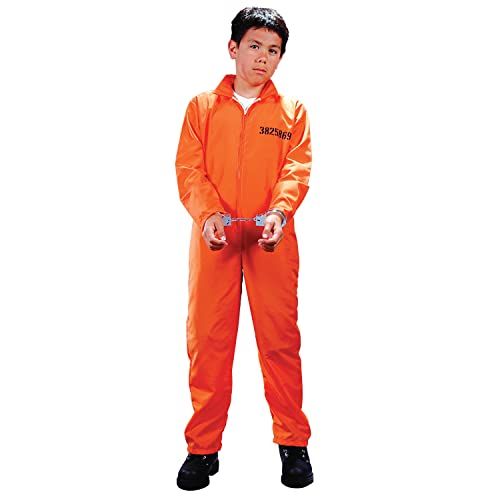 Fun World Got Busted Costume, Medium 8-10, Multicolor