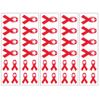40 Red Ribbon Temporary Tattoos: HIV/AIDS Awareness Tattoo