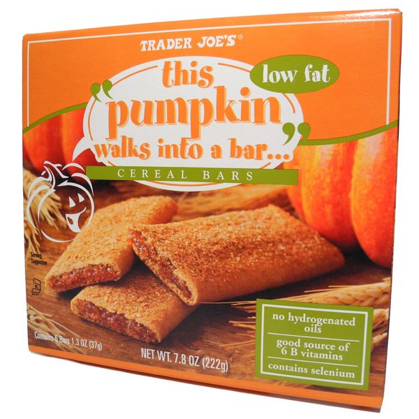 Trader Joes This Pumpkin Walks Into A Bar... Cereal Bars