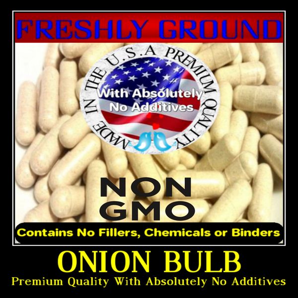 ONION BULB Only With Absolutely No Additives High Potency 100 Vegetarian Capsule