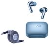BoxWave Cable Compatible with OnePlus Buds 3 - miniSync - USB-A to USB Type-C, Retractable Cable 5 Pre-Set Lengths Avoid Tangles