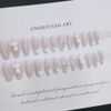 Turkalla Nail Tips, For Hands, 24 Pieces, 12 Different Sizes, 3D Feel, Heart, Mermaid, Easy to Apply, Reusable, False Nails, Gel Nails, Nail Stickers, Hands, Nail Art, Nail Parts, Stylish, Popular Design, Beginners, Coming-of-Age Ceremonies, Weddings, Rec