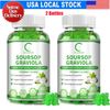 2Pack Soursop Graviola Gummies Soursop Leaves Extract Antioxidant Immune Support