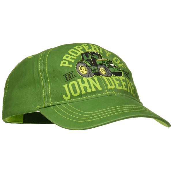 John Deere Boys' Little Baseball Cap, Green, 2-4T