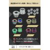 samuriding samuraidyingu Bicycle Chain Ring Bolt Set Titanium Double Gear For , blue