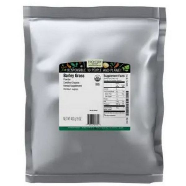 Organic Barley Grass Powder 1 Lb  by Frontier Coop