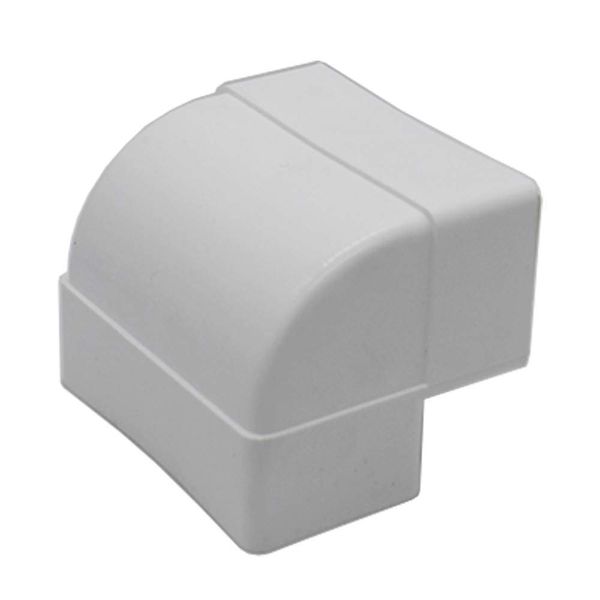 Kair 90 Degree Vertical Elbow Bend 110mm x 54mm - 4 x 2 inch Rectangular Plastic Ducting
