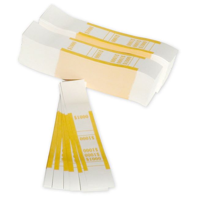 PAP-R Currency Straps, Yellow/White