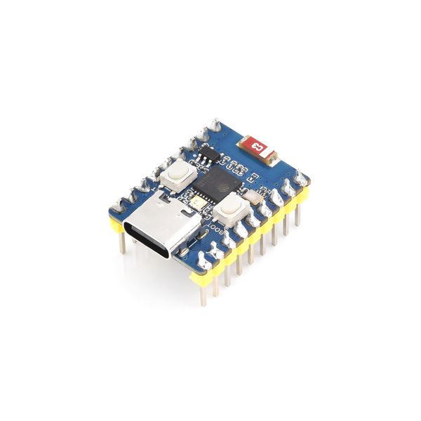 ESP32-C3 Mini Development Board with Pre-soldered Header Based On ESP32-C3FN4 Single-Core Processor,with Wi-Fi and Bluetooth 5 Support,160MHz Running Frequency, Support C/C++, MicroPython