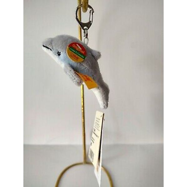 Steiff stuffed keychain clip cosy friends dolphin 110689